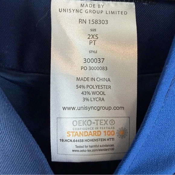 Alaska Airlines Uniform Dress Women’s Petite 2 XS Navy Blue NWT - Picture 12 of 12